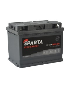 Автомобильный аккумулятор SPARTA High Energy 6СТ-63 Евро 660A Sparta