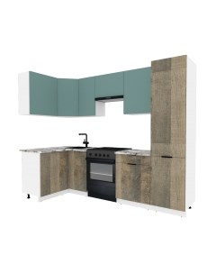 Кухонный гарнитур ВерсоМебель Эко-1 1.2x2.6 левая Версомебель