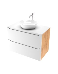 Тумба под умывальник ЗОВ Дион 100 / D100LHO0M9003MKV5-KP13W Зов