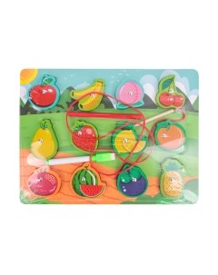 Развивающая игрушка Вкладыш-рыбалка. Фрукты / SR-T-3701-3 Darvish