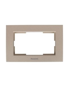 Рамка для выключателей и розеток Panasonic Karre Plus WKTF08092BR-BY