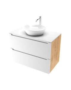 Тумба под умывальник ЗОВ Дион 70 / D70LHO0M9003MKV5-KP13W Зов