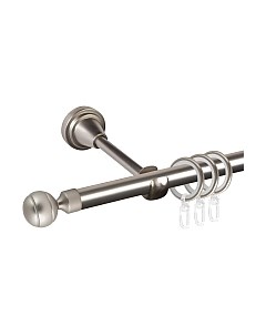 Карниз для штор АС ФОРОС Grace D16Г составной + наконечники Шар рифленый Ас форос