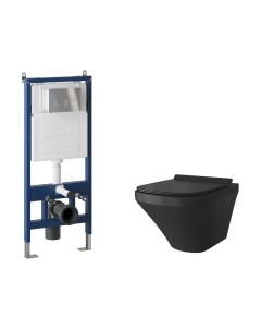 Унитаз подвесной с инсталляцией Grossman GR-4440BMS+900.K31.01.000+700.K31.02.100.100