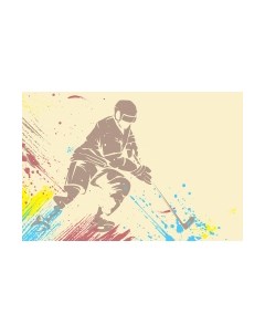 Фотообои листовые Vimala Хоккеист 2
