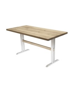 Обеденный стол Buro7 Двутавр Классика 150x80x76
