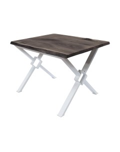 Обеденный стол Buro7 Икс-ромб с обзолом и сучками 110x80x76