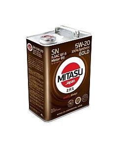 Моторное масло Mitasu Gold 5W20 / MJ-100-4