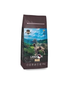 Сухой корм для собак Для взрослых собак всех пород ягненок с рисом / 7843310 Landor