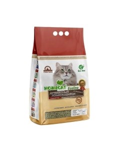 Наполнитель для туалета Homecat Ecoline Древесный / 83171