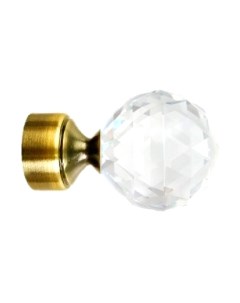 Набор наконечников для карниза Lm Decor YF130 Кристалл 25мм Lm decor