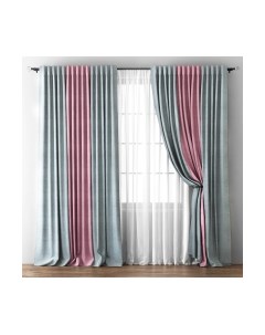Комплект штор Кирстен 340x230 с подхватами Pasionaria