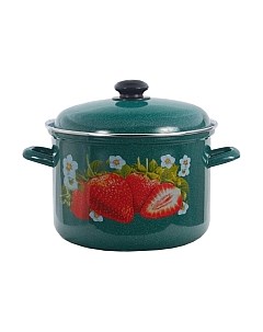 Кастрюля Лысьвенские эмали Сочная клубника С-1618 АП2/4 РвшРб