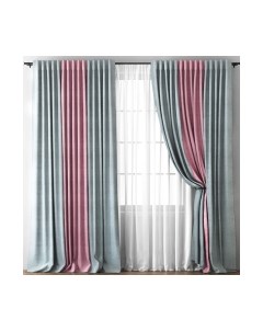 Комплект штор Кирстен 480x260 с подхватами Pasionaria