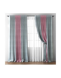 Комплект штор Кирстен 340x270 с подхватами Pasionaria
