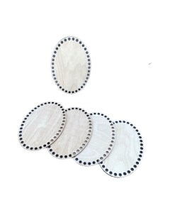 Набор заготовок для творчества Донышко для вязания Овальное 20x14см Омурмебель