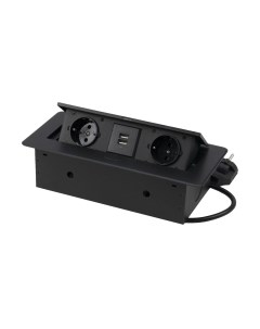 Блок розеточный AKS Nova USB выдвижной Aks