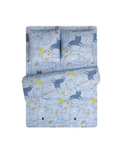 Комплект постельного белья Мако-сатин Weasel Микрофибра Евро / 92960 Amore mio