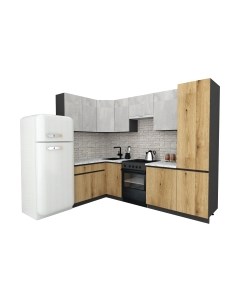 Кухонный гарнитур ВерсоМебель Эко-7 1.4x2.6 левая Версомебель