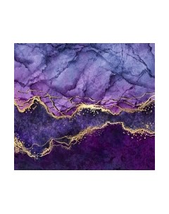 Фотообои листовые Vimala Флюиды фиолетовые