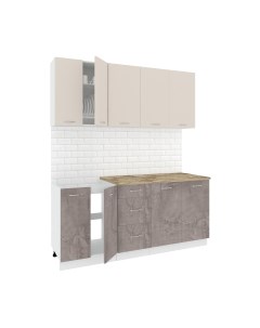 Кухонный гарнитур Кортекс-мебель Корнелия Лира 1.8м