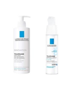 Набор косметики для лица La Roche-Posay Toleriane Флюид для лица 40мл+Гель для умывания 400мл La roche-posay