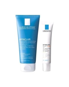 Набор косметики для лица La Roche-Posay Effaclar Крем DUO+ Корректирующий SPF30 40мл+Маска 100мл La roche-posay
