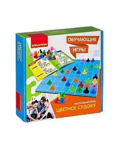 Настольная игра Bondibon Цветное судоку / ВВ2425