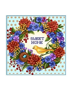 Набор алмазной вышивки Милый дом / АЖ-1580 Алмазная живопись