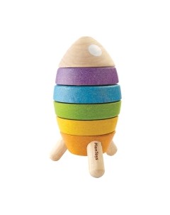 Развивающий игровой набор Plan Toys Пирамидка Ракета 5694 Plan toys