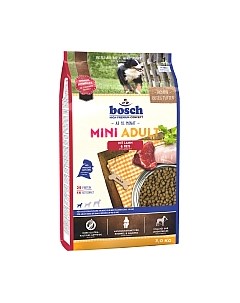 Сухой корм для собак Bosch Petfood Mini Adult Lamb&Rice Bosch petfood
