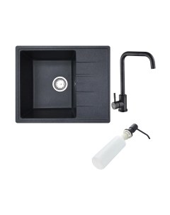 Мойка кухонная со смесителем БелЭворс Mila L + смеситель W4998-4-22 + дозатор L405F Белэворс