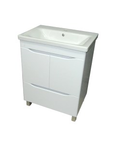 Тумба с умывальником Гамма Р25оФ8/1-У65 Софт-13065