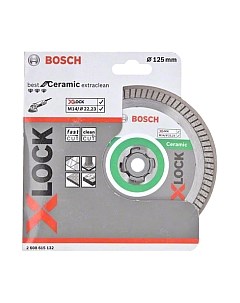 Отрезной диск алмазный Bosch X-lock 2.608.615.132