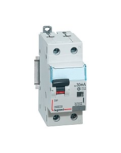 Дифференциальный автомат Legrand DX3 1P+N C 10A 30мА 6kA 2M / 411000