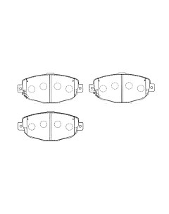 Тормозные колодки HP8499 Hsb