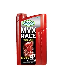 Моторное масло Yacco MVX Race 4T 10W60