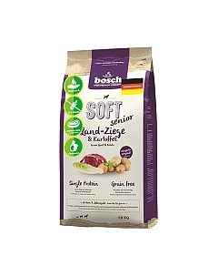 Полувлажный корм для собак Bosch Petfood Soft Senior Farm Goat&Potato Bosch petfood