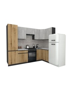 Кухонный гарнитур ВерсоМебель Эко-8 1.2x2.7 правая Версомебель