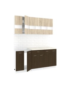 Кухонный гарнитур Кортекс-мебель Корнелия Экстра 1.7м