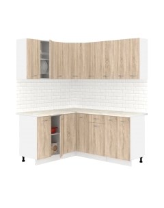 Кухонный гарнитур Кортекс-мебель Корнелия Лира 1.5x1.8