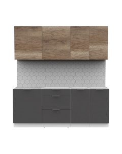 Кухонный гарнитур Интермебель Микс Топ-5 2.0м без столешницы