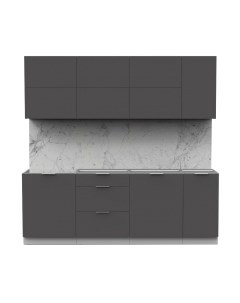 Кухонный гарнитур Интермебель Микс Топ-37 2.2м без столешницы