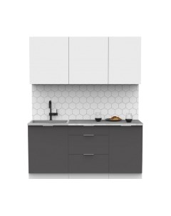 Кухонный гарнитур Интермебель Микс Топ-3 1.7м