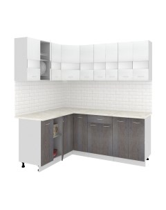 Кухонный гарнитур Кортекс-мебель Корнелия Экстра 1.5x2.0м