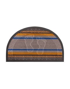 Коврик грязезащитный ComeForte Уют Мультиколор полукруглый 60x90 Comeforte