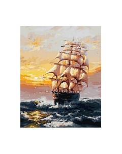 Картина по номерам БЕЛОСНЕЖКА Под парусами / 010-AB Белоснежка