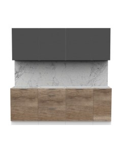 Кухонный гарнитур Интермебель Микс Топ-7 2.2м без столешницы