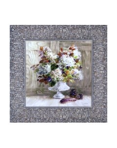 Картина Декарт Букет цветов в белой вазе 8Л2355