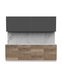 Кухонный гарнитур Интермебель Микс Топ-8 2.2м без столешницы